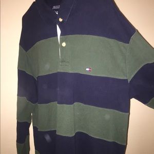 Men’s vintage long sleeve polo